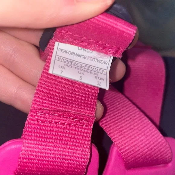 Chaco Sandals size 7 Women’s pink - Picture 3 of 4